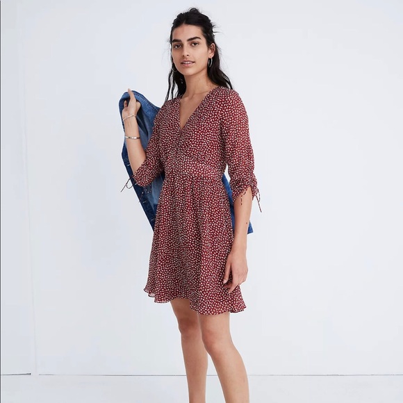 ❌SOLD❌ Madewell | Starviolet Mini Dress in Ditsy Flowers - Picture 1 of 6